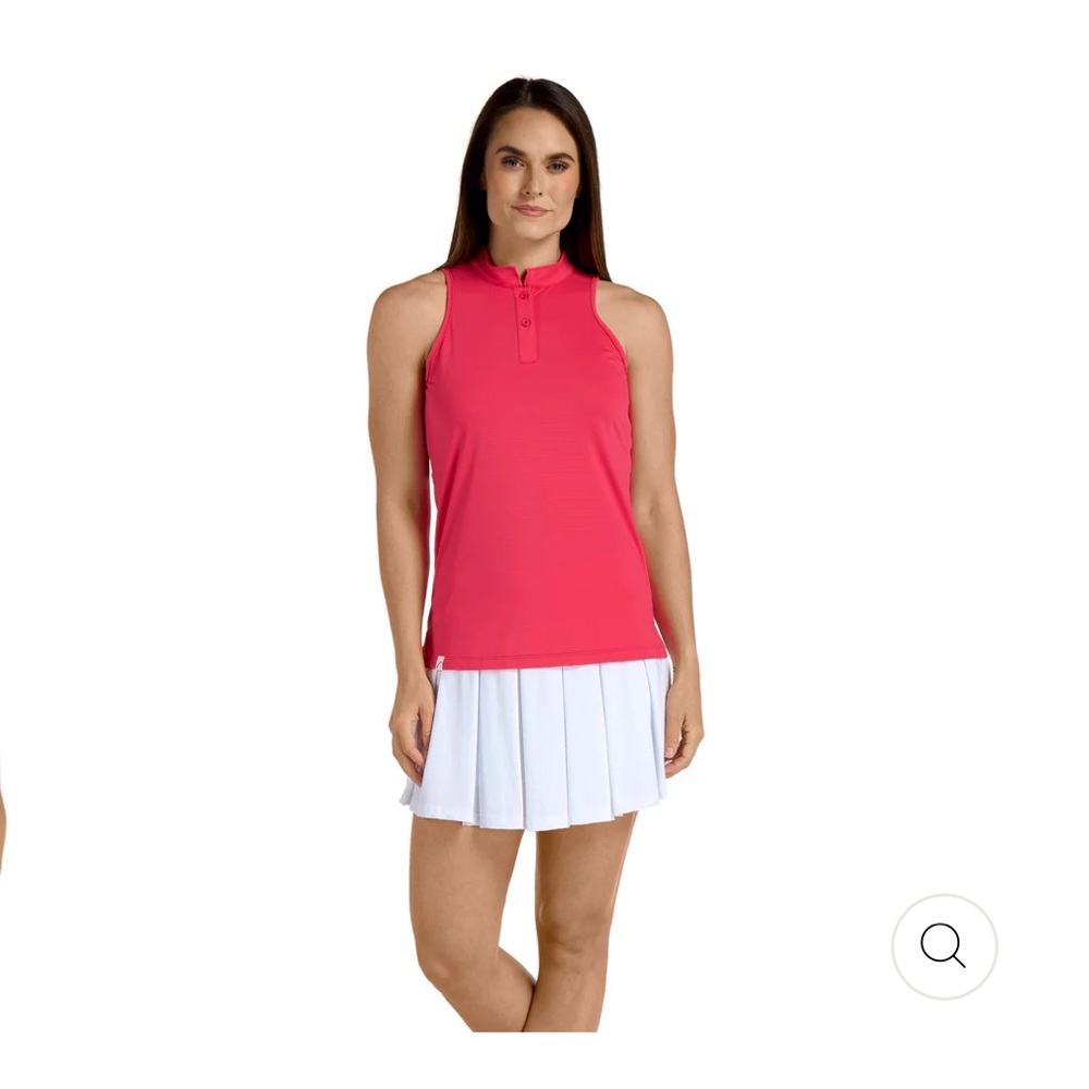 Women's Rose Sleeveless Golf Top